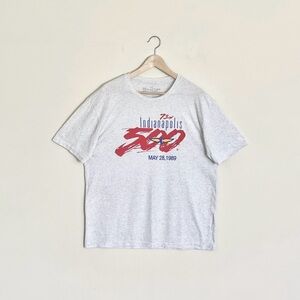 NEW 73rd Indianapolis 500 Retro Racing Gray T Shirt Adult size XL